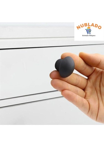 Piramit Düğme Metal (Beyaz) Yuvarlak Mobilya Mutfak Çekmece Çocuk Odası Dolap Kulpu Kulpları Kulbu. modelleri
