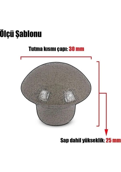 Piramit Düğme Metal (Beyaz) Yuvarlak Mobilya Mutfak Çekmece Çocuk Odası Dolap Kulpu Kulpları Kulbu. fırsatları