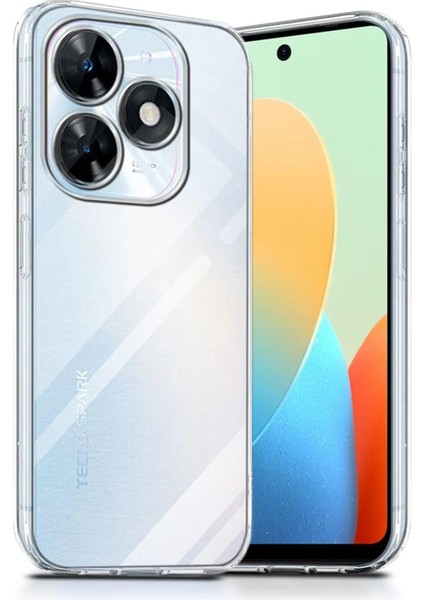 Newface Tecno Spark Go 2024 Kılıf Lüx Şeffaf Silikon