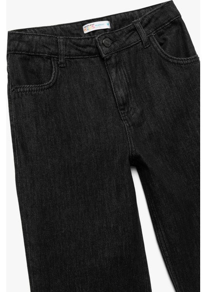 Pamuklu Rahat Kesim Denim Pantolon modelleri