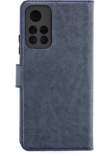 Newface Xiaomi Redmi Note 11T Kılıf Trend S Plus Kapaklı Kılıf - Lacivert