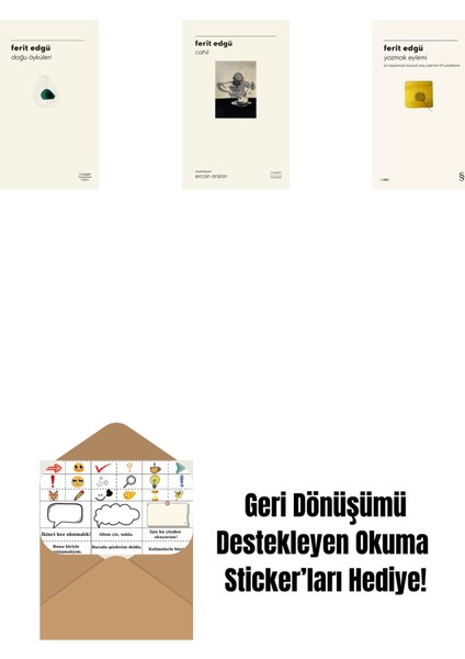 Doğu Öyküleri + Cahil (Ciltli) + Yazmak Eylemi + Okuma Sticker'ları