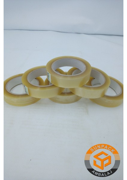 Çift Taraflı Bant 48MM x 25M Şeffaf Filmik (36 Adet) - Güçlü, Şerit Montaj ve Çok Amaçlı Kullanım fırsatları
