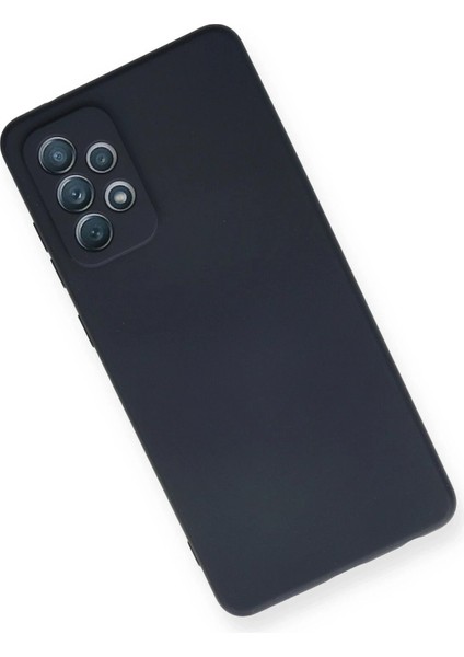 Newface Samsung Galaxy A72 Kılıf Nano Içi Kadife Silikon - Lacivert modelleri