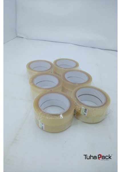 Koli Bandı 24MM x 100M Hotmelt Şeffaf (12 Adet) - Güçlü Yapışkanlı Koli Bandı fiyatları