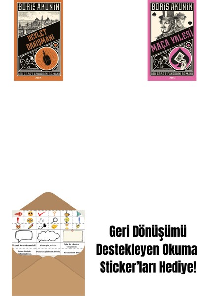 Devlet Danışmanı + Maça Valesi + Okuma Sticker'ları