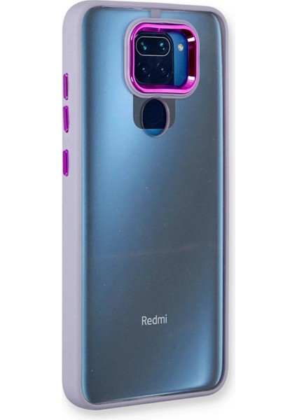 Newface Xiaomi Redmi Note 9 Kılıf Dora Kapak - Lila