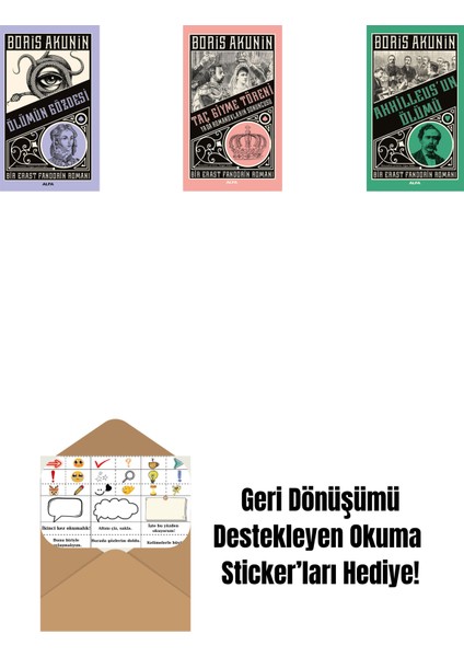Ölümün Gözdesi + Taç Giyme Töreni + Ahhilleus’un Ölümü + Okuma Sticker'ları