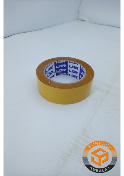 Maskeleme Bandı 24MM x 30M Sarı (72 Adet) (Kağıt Bant) - Oto Boya, Fırın ve Dekorasyon Bandı