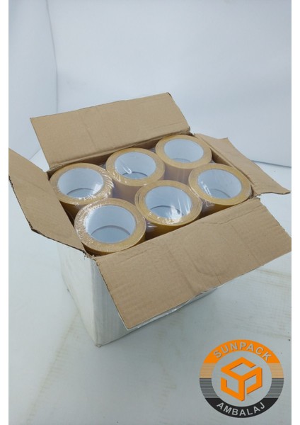 Maskeleme Bandı 24MM x 30M Sarı (72 Adet) (Kağıt Bant) - Oto Boya, Fırın ve Dekorasyon Bandı