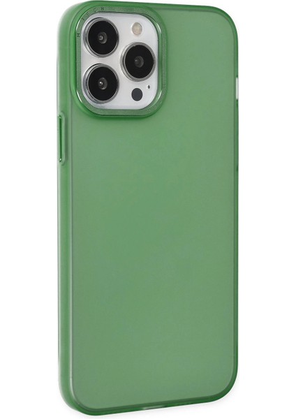 Newface iPhone 13 Pro Kılıf Modos Metal Kapak - Koyu Yeşil