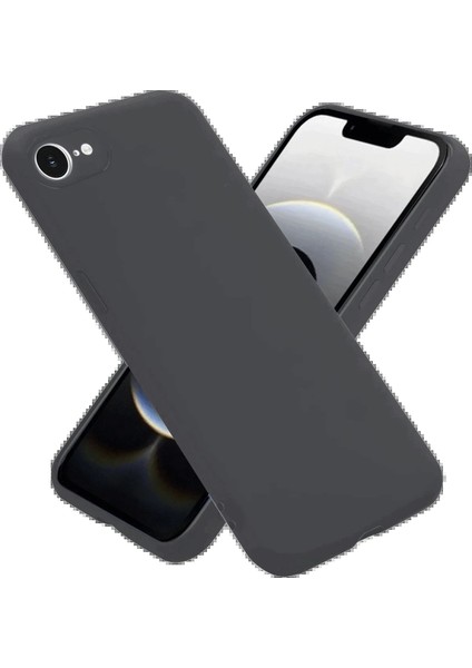 Newface iPhone 16E Kılıf First Silikon - Gri