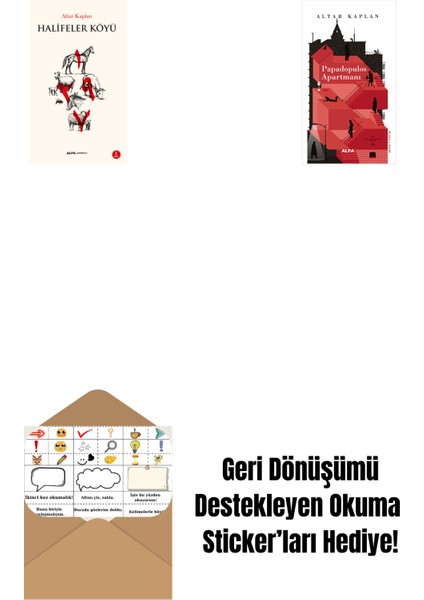 Halifeler Köyü + Papadopulos Apartmanı + Okuma Sticker'ları