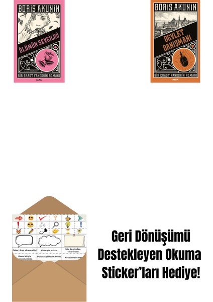 Ölümün Sevgilisi + Devlet Danışmanı + Okuma Sticker'ları