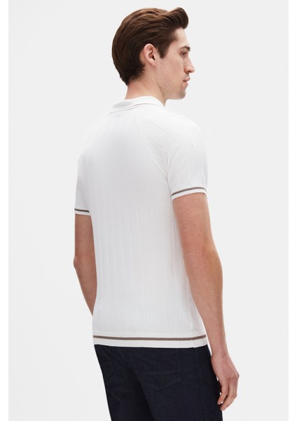 Ds Damat Regular Fit Ekru T-Shirt modelleri