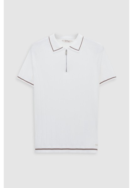 Ds Damat Regular Fit Ekru T-Shirt indirimleri