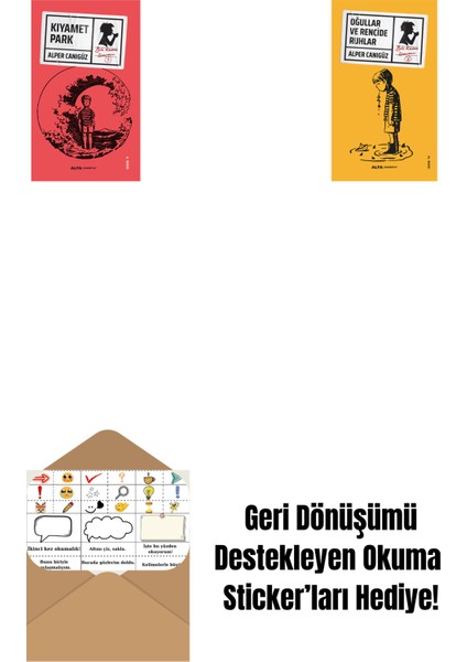 Kıyamet Park + Oğullar ve Rencide Ruhlar + Okuma Sticker'ları