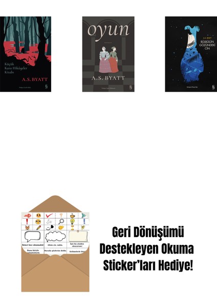 Küçük Kara Hikâyeler Kitabı + Oyun + Bülbülün Gözündeki Cin + Okuma Sticker'ları