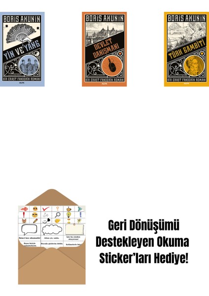 Yin ve Yang + Devlet Danışmanı + Türk Gambiti + Okuma Sticker'ları