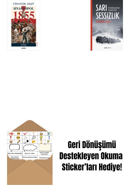 Sivastopol 1855 + Sarı Sessizlik + Okuma Sticker'ları
