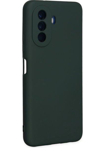 Newface Huawei Nova Y70 Kılıf Nano Içi Kadife Silikon - Koyu Yeşil fiyatları