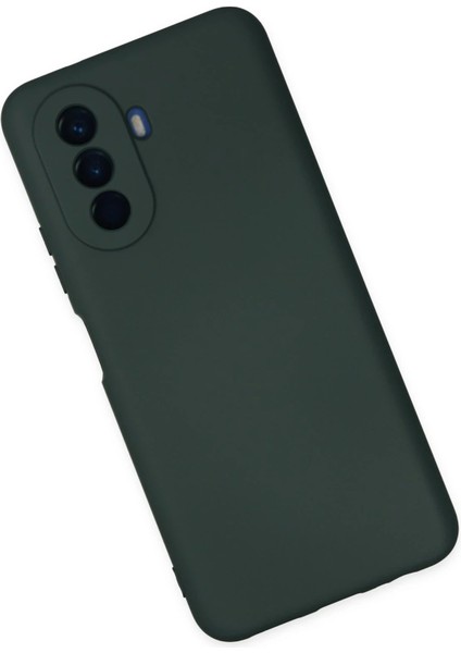 Newface Huawei Nova Y70 Kılıf Nano Içi Kadife Silikon - Koyu Yeşil modelleri
