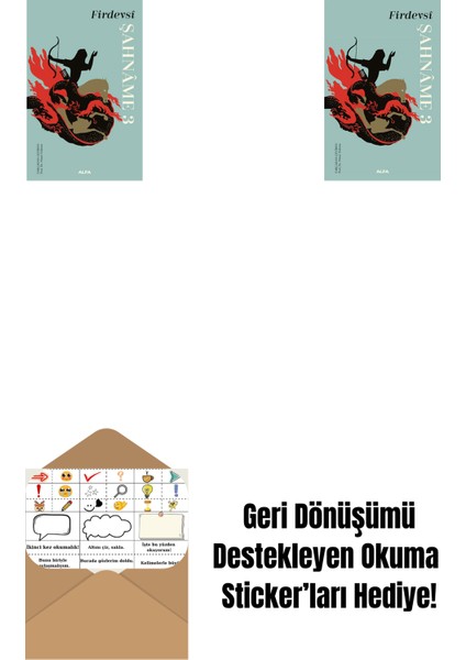 Şahnâme 3 (Ciltli) + Şahnâme 3 + Okuma Sticker'ları