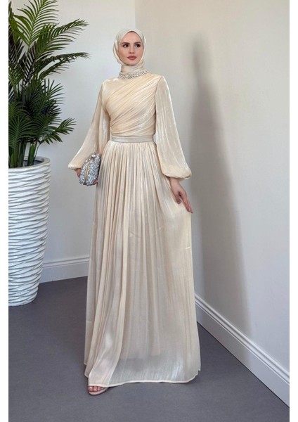 Cyrus Boynu Taşlı Krem(KEMERSİZDİR) fiyatları