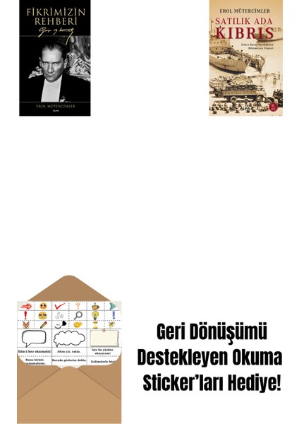 Fikrimizin Rehberi (Ciltli) + Satılık Ada Kıbrıs + Okuma Sticker'ları