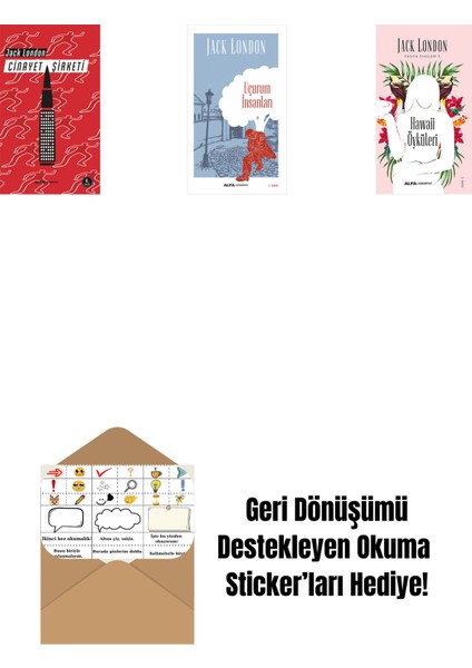 Cinayet Şirketi + Uçurum Insanları + Hawaii Öyküleri + Okuma Sticker'ları