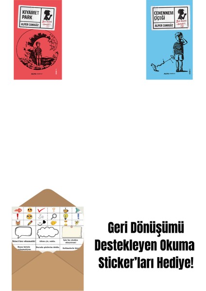Kıyamet Park + Cehennem Çiçeği + Okuma Sticker'ları