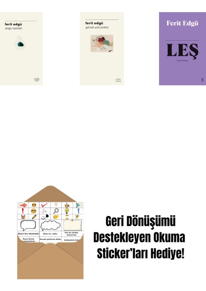 Doğu Öyküleri + Görsel Yolculuklar + Leş (Bez Ciltli) + Okuma Sticker'ları