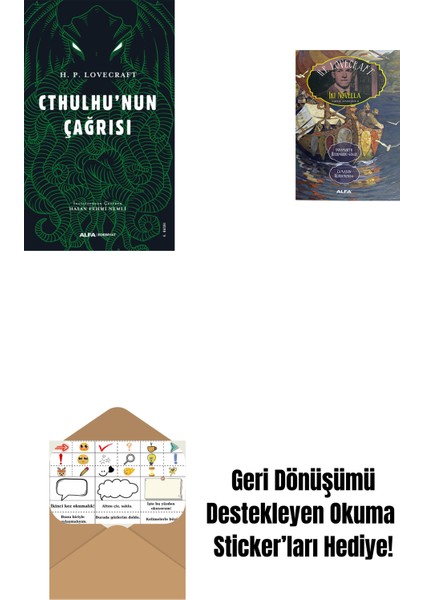 Cthulhu'nun Çağrısı + Iki Novella + Okuma Sticker'ları