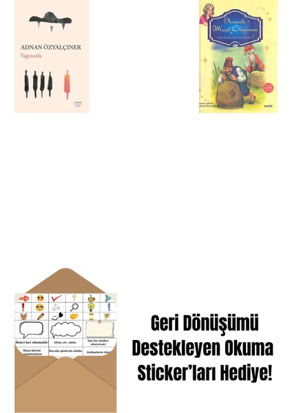 Yağmurda + Annemle Masal Okuyorum (Ciltli) + Okuma Sticker'ları