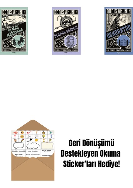 Elmas Mahayana + Ölümün Gözdesi + Dekoratör + Okuma Sticker'ları