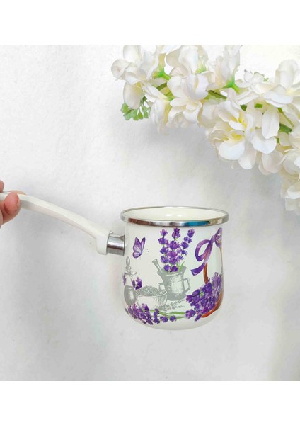 Mor Kurdele Emaye Kahve Cezve 750 ml 10 cm Yumurta Haşlama fiyatları