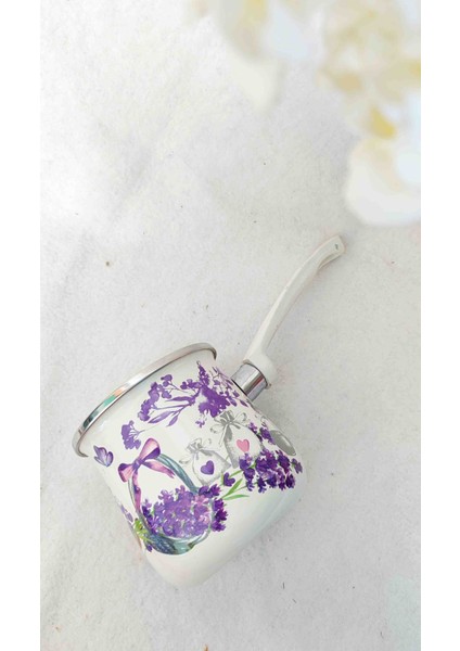 Mor Kurdele Emaye Kahve Cezve 750 ml 10 cm Yumurta Haşlama modelleri