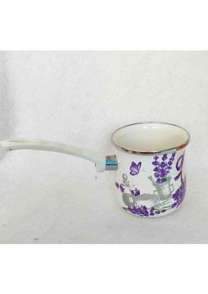 Mor Kurdele Emaye Kahve Cezve 750 ml 10 cm Yumurta Haşlama fırsatları