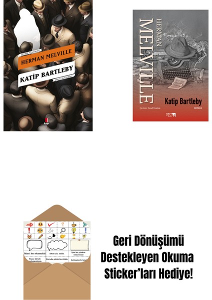 Katip Bartleby + Kâtip Bartleby + Okuma Sticker'ları