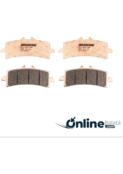 Suzukı Gsx-S / F / Gt / R 1000 2021-2024 Braking Sinterli Ön Fren Balata 2 Takım OB93055