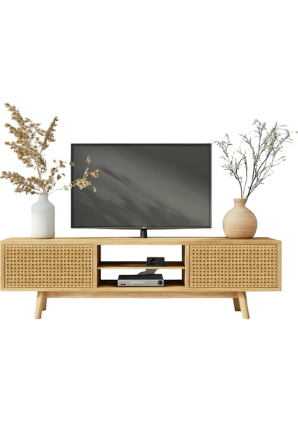 Hasır Rattan Desenli Kendinden Yapışkanlı Laminasyonlu Dolap, Şifonyer, Komodin Kaplama Folyosu modelleri