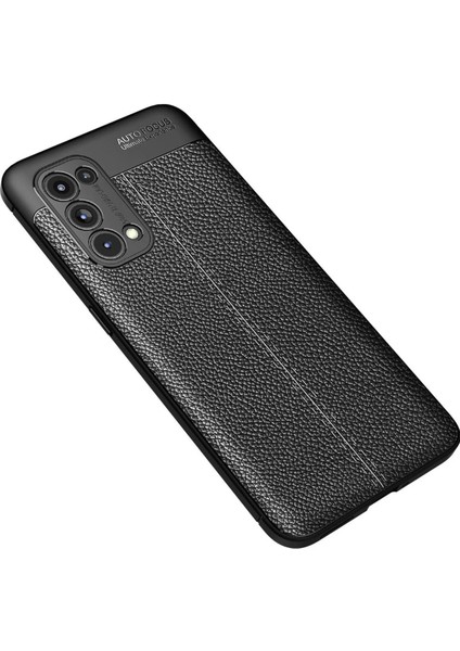 Newface Oppo Reno 5 Pro Kılıf Auto Focus Kapak - Siyah