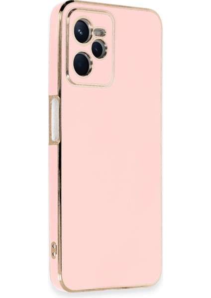 Newface Realme C35 Kılıf Volet Silikon - Pembe fiyatları