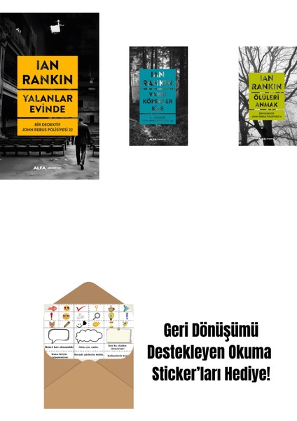 Yalanlar Evinde + Vahşi Köpekler Bile + Ölüleri Anmak + Okuma Sticker'ları