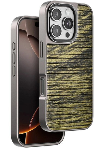 Venco iPhone 16 Pro Max Wave Kapak - Koyu Kahve