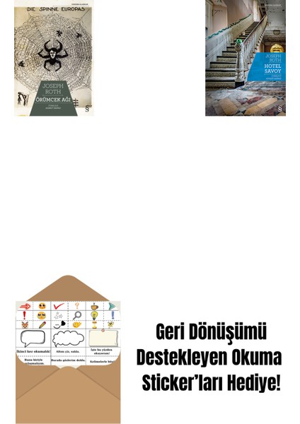 Örümcek Ağı + Hotel Savoy + Okuma Sticker'ları