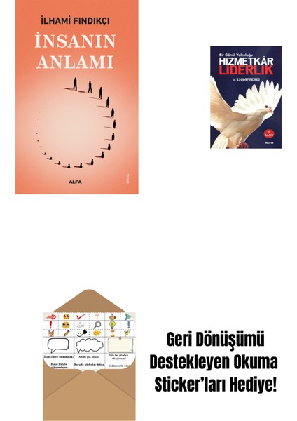 Insanın Anlamı + Hizmetkâr Liderlik + Okuma Sticker'ları