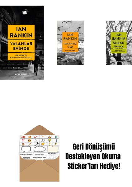 Yalanlar Evinde + Imkânsız Ölü + Ölüleri Anmak + Okuma Sticker'ları