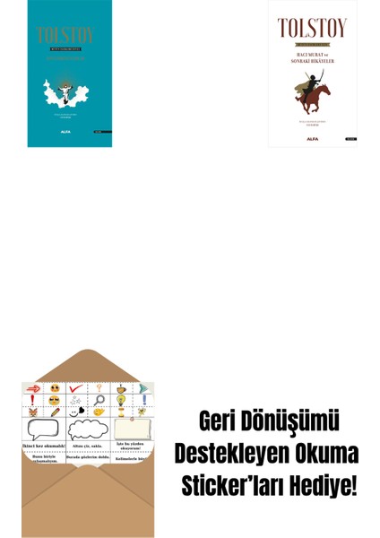 Tolstoy Bütün Eserleri 18 (Ciltli) + Tolstoy Bütün Eserleri 14 + Okuma Sticker'ları