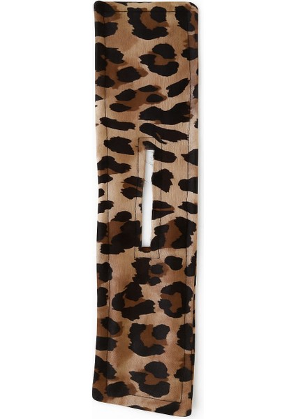Leopar Desenli Telli Topuz Yapma Bandanası,balerin Topuz Tokası(1 Adet)